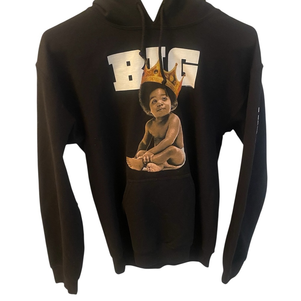 Men's Black Graphic Crewneck Sweater